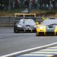 1995 Le Mans 24 Hours.Le Mans, France. 17th - 18th June 1995.Andy Wallace/Derek Bell/Justin Bell (McLaren F1 GTR), 3rd position, leads J.J. Lehto/Yannick Dalmas/Masanori Sekiya (McLaren F1 GTR), 1st position and Gary Ayles / Massimo Monti / Fabio Mancini (Ferrari F40 GTE), 18th position, action. World Copyright: LAT Photographic.