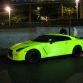 Fluorescent green Nissan GT-R