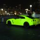 Fluorescent green Nissan GT-R