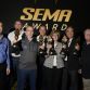 2016 SEMA Show Hottest Vehicle Award Winners with SEMA From L to R: Chris Kersting, SEMA President and CEO; Doug Evans, SEMA Chairman of the Board, Director of New Business Development Bonnier Corporation; Pietro Gorlier, Head of Parts and Service, MOPAR FCA-Global; Judy Curran , Ford Director for Engineering, Planning and Strategy, SEMA Chairman-Elect Wade Kawasaki, President, Coker Group Nate Shelton,Former SEMA Chairman of the Board, Board Director, Driven Performance Brands (PRNewsFoto/SEMA (Specialty Equipment ...)