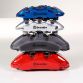 Besides the standard six-piston, monobloc anodized black calipers with carbon ceramic rotors, Ford GT supercar for the first time offers upgrades of four additional colours - Silver, Blue, Orange and Red colours.