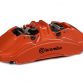 Besides the standard six-piston, monobloc anodized black calipers with carbon ceramic rotors, Ford GT supercar for the first time offers upgrades of four additional colours - Silver, Blue, Orange and Red colours.
