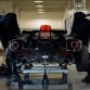 MARKHAM, Ontario, Canada, Dec. 16, 2016--The all-new Ford GT is entering the final phase of development and production has begun. One of the first Ford GTs is being driven off the line at the Multimatic assembly location with the first behind the scenes look at the assembly line for all-new Ford GT. The Ford GT is the culmination of years of Ford innovation in aerodynamics, lightweight carbon fiber construction and ultra-efficient EcoBoost engines. Pictured: Anthony Benincasa (left) and Adam Thorndyke. Photo by: Nick Busato