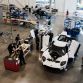 MARKHAM, Ontario, Canada, Dec. 16, 2016--The all-new Ford GT is entering the final phase of development and production has begun. One of the first Ford GTs is being driven off the line at the Multimatic assembly location with the first behind the scenes look at the assembly line for all-new Ford GT. The Ford GT is the culmination of years of Ford innovation in aerodynamics, lightweight carbon fiber construction and ultra-efficient EcoBoost engines. Photo by: Nick Busato
