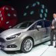 Paris. 02 October 2014
Rolf Deges of the S-Max design team at Ford of Europe with the new Ford S-Max on the stand at the Paris Motor Show 2014.Photo: Neil Turner/Timbismedia for Ford of Europe