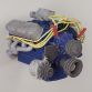 Ford Mustang 1969 parts entirely out of paper