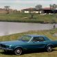 Blue 1968 Ford Mustang Hardtop