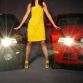 Ford Mustang Sports Illustrated Swimsuit Edition ad with Dalena Henriques