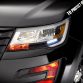 The 2016 Ford Police Interceptor headlamps include an integrated halogen high-beam light that can perform a "wig-wag" side-to-side motion.