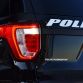 The 2016 Ford Police Interceptor Utility features a new front fascia and tail lamps.