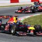 BARCELONA, SPAIN - MAY 22:  Sebastian Vettel of Germany and Red Bull Racing drives during the Spanish Formula One Grand Prix at the Circuit de Catalunya on May 22, 2011 in Barcelona, Spain.  (Photo by Mark Thompson/Getty Images)