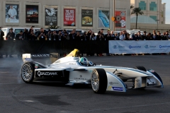 Formula E Makes First Public Appearance in Las Vegas