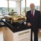 Gold Aston Martin DB5 scale model (5)