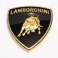 Gold Lamborghini Aventador Miniature by Robert Guelpen