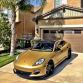 Gold mat Porsche Panamera