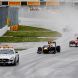 MONTREAL, CANADA - JUNE 12:  The field led by Sebastian Vettel of Germany and Red Bull Racing starts under the safety car during the Canadian Formula One Grand Prix at the Circuit Gilles Villeneuve on June 12, 2011 in Montreal, Canada.  (Photo by Mark Thompson/Getty Images)
