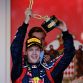 MONTE CARLO, MONACO - MAY 29:  Sebastian Vettel of Germany and Red Bull Racing celebrates with the trophy after winning the Monaco Formula One Grand Prix at the Monte Carlo Circuit on May 29, 2011 in Monte Carlo, Monaco.  (Photo by Paul Gilham/Getty Images)