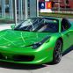 Green Ferrari 458 Spider