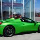Green Ferrari 458 Spider