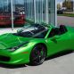 Green Ferrari 458 Spider