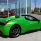 Green Ferrari 458 Spider
