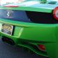 Green Ferrari 458 Spider