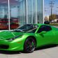Green Ferrari 458 Spider