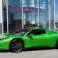 Green Ferrari 458 Spider