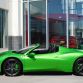 Green Ferrari 458 Spider
