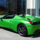 Green Ferrari 458 Spider