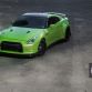 Green Hulk widebody Nissan GT-R from Jotech on HRE Wheels
