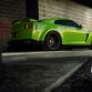 Green Hulk widebody Nissan GT-R from Jotech on HRE Wheels
