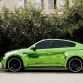 Hamann BMW X6 with Green Chrome vinyl wrap