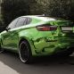 Hamann BMW X6 with Green Chrome vinyl wrap