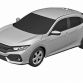 Honda Civic hatchback 2017 production version patents photos (1)