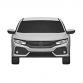 Honda Civic hatchback 2017 production version patents photos (2)