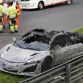 Honda NSX Prototype Burns at Nurburgring