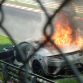 Honda NSX Prototype Burns at Nurburgring
