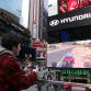 Hyundai Interactive Racing Game on New York Times Square Billboard