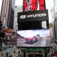 Hyundai Interactive Racing Game on New York Times Square Billboard