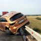 Infiniti FX and Ford Mondeo crashed