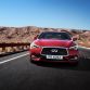 The Q60’s bold exterior – lower and wider than predecessors – expresses a powerful elegance through its daring proportions and taut, muscular lines. Dynamic enhancements, including an all-new lightweight and sophisticated 3.0-liter V6 twin-turbo engine, together with new adaptive steering and digital suspension systems, result in a premium sports coupe designed and engineered to perform.