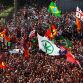 MONZA, ITALY - SEPTEMBER 11:  Sebastian Vettel of Germany and Red Bull Racing celebrates on the podium after winning the Italian Formula One Grand Prix at the Autodromo Nazionale di Monza on September 11, 2011 in Monza, Italy.  (Photo by Mark Thompson/Getty Images)