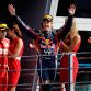 MONZA, ITALY - SEPTEMBER 11:  Sebastian Vettel of Germany and Red Bull Racing celebrates after winning the Italian Formula One Grand Prix at the Autodromo Nazionale di Monza on September 11, 2011 in Monza, Italy.  (Photo by Paul Gilham/Getty Images)