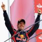 MONZA, ITALY - SEPTEMBER 11:  Sebastian Vettel of Germany and Red Bull Racing celebrates after winning the Italian Formula One Grand Prix at the Autodromo Nazionale di Monza on September 11, 2011 in Monza, Italy.  (Photo by Vladimir Rys/Getty Images)