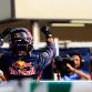 MONZA, ITALY - SEPTEMBER 11:  Sebastian Vettel of Germany and Red Bull Racing celebrates in parc ferme after winning the Italian Formula One Grand Prix at the Autodromo Nazionale di Monza on September 11, 2011 in Monza, Italy.  (Photo by Vladimir Rys/Getty Images)