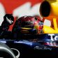 MONZA, ITALY - SEPTEMBER 11:  Sebastian Vettel of Germany and Red Bull Racing crosses the finish line to win the Italian Formula One Grand Prix at the Autodromo Nazionale di Monza on September 11, 2011 in Monza, Italy.  (Photo by Paul Gilham/Getty Images)