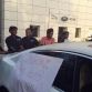 Jaguar XF owner protesting in India