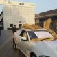 Jaguar XF owner protesting in India