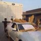 Jaguar XF owner protesting in India